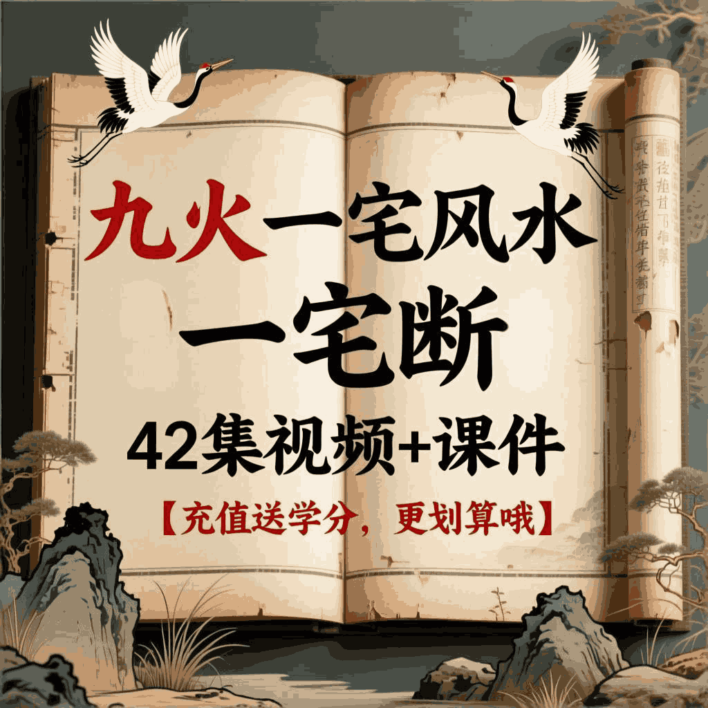 九火一宅风水 一宅断42集视频+课件Y