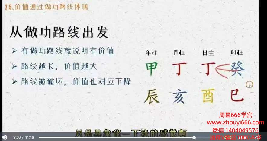芝芝 八字象法高阶课 8集视频