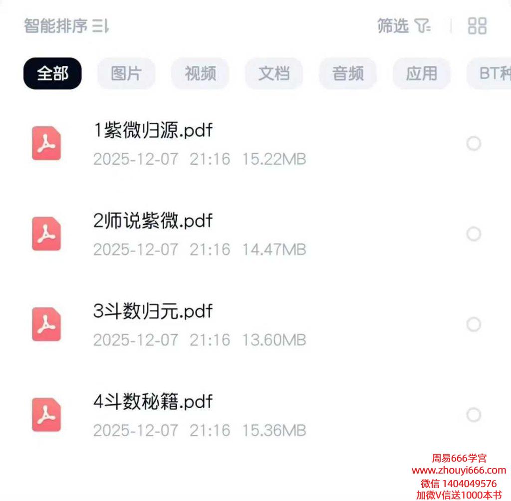 吴俊宏（周清河派） ：《紫微归源》《师说紫微》《斗数归元》《斗数秘窍》4册电子版合集