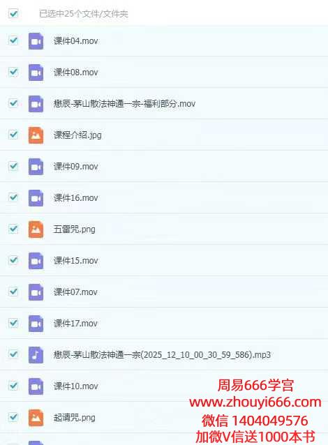 懋辰茅山散法神通一宗授课 视频+课件