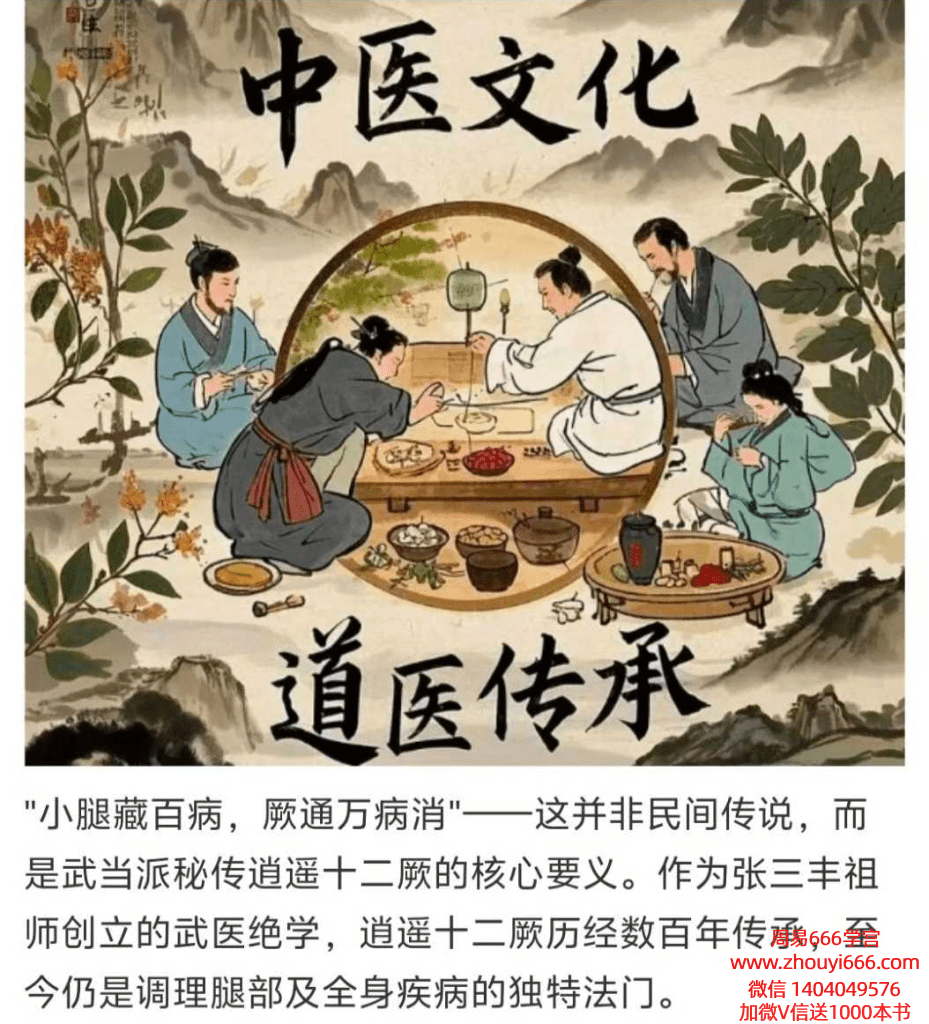 张三丰秘传的腿部养生绝学“武当逍遥十二厥”（小腿藏百病，厥通万病消）8集视频课