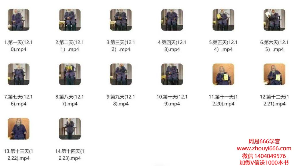 苏华仁道长14天线上内丹养生训练营 视频14集+文档14本