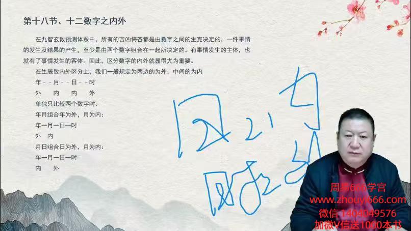 王九智《玄数高级班》教学视频36集