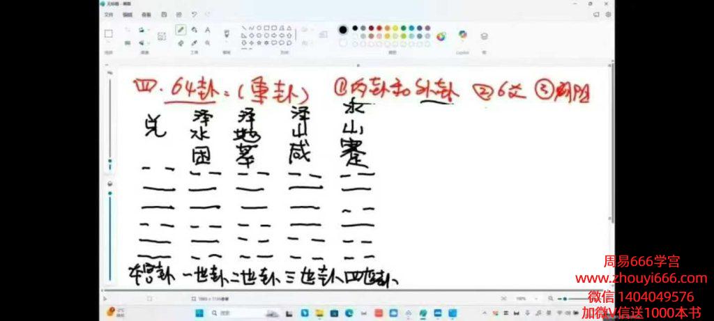 旭闳《吕文艺吕氏六爻》教学视频51集，每集1小时左右