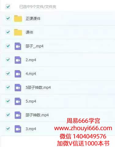 散人邵子神数 视频7集 +课件