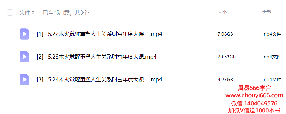 2025木火觉醒·重‮人塑‬生关系‮富财‬年度大课3集视频课