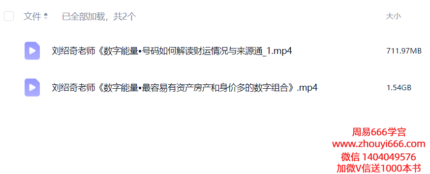 刘绍奇数字能量2集视频