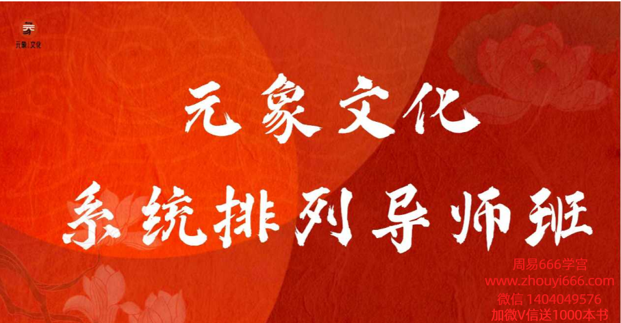 【家排课程】元象文化系统排列导师班33集视频